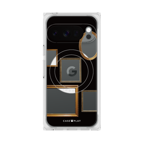 Premium Square Case with Pixelsnap［ Photo Frames - Black ］