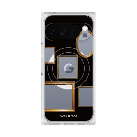 Premium Square Case with Pixelsnap［ Photo Frames - Black ］