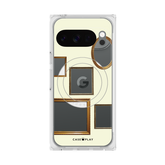 Premium Square Case with Pixelsnap［ Photo Frames - Ivory ］