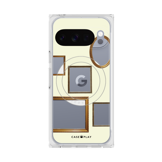 Premium Square Case with Pixelsnap［ Photo Frames - Ivory ］