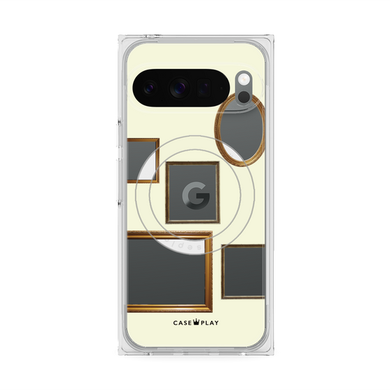 Premium Square Case with Pixelsnap［ Photo Frames - Ivory ］