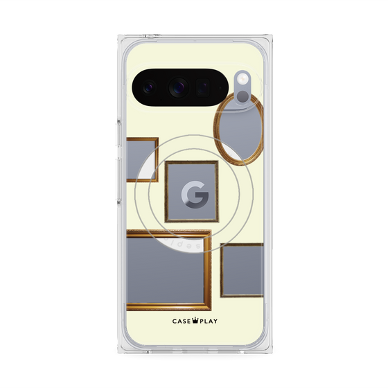 Premium Square Case with Pixelsnap［ Photo Frames - Ivory ］