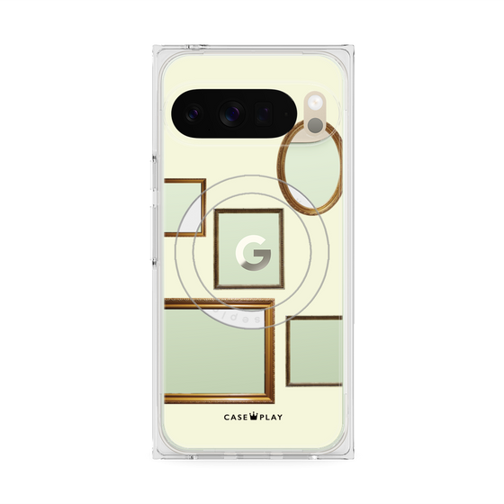 Premium Square Case with Pixelsnap［ Photo Frames - Ivory ］