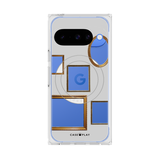 Premium Square Case with Pixelsnap［ Photo Frames - Light Gray ］