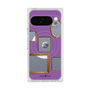 Premium Square Case with Pixelsnap［ Photo Frames - Purple ］