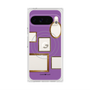Premium Square Case with Pixelsnap［ Photo Frames - Purple ］
