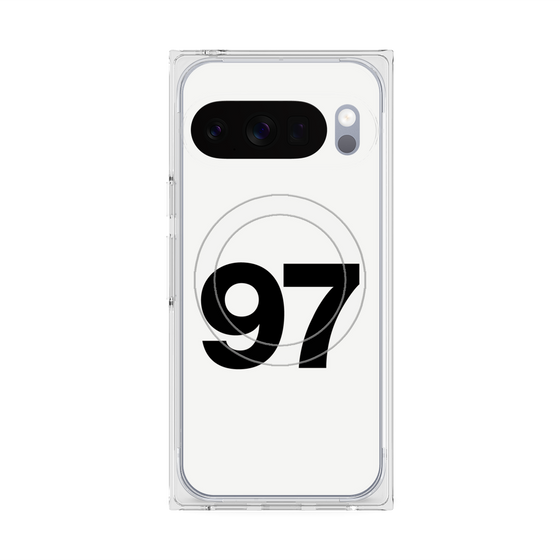 Premium Square Case with Pixelsnap［ No.97 - White ］