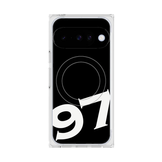 Premium Square Case with Pixelsnap［ No.97 - Black ］