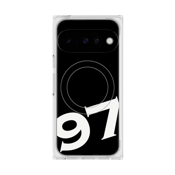 Premium Square Case with Pixelsnap［ No.97 - Black ］