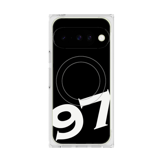 Premium Square Case with Pixelsnap［ No.97 - Black ］