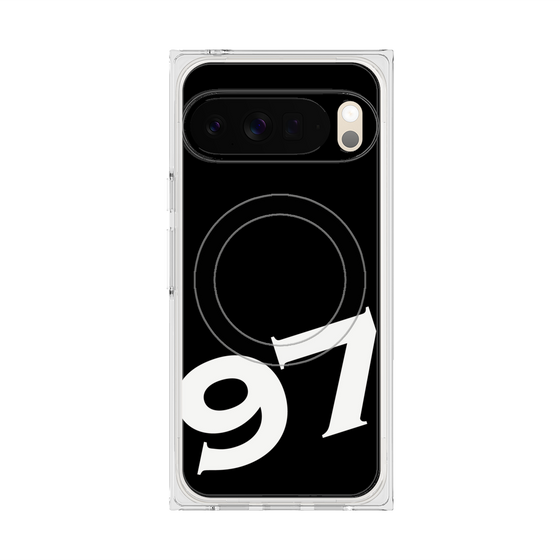 Premium Square Case with Pixelsnap［ No.97 - Black ］