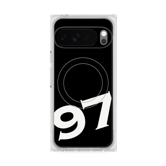 Premium Square Case with Pixelsnap［ No.97 - Black ］