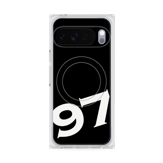 Premium Square Case with Pixelsnap［ No.97 - Black ］