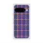 Premium Square Case with Pixelsnap［ Tartan Check - Purple ］