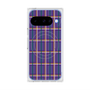 Premium Square Case with Pixelsnap［ Tartan Check - Purple ］