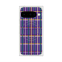 Premium Square Case with Pixelsnap［ Tartan Check - Purple ］