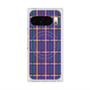 Premium Square Case with Pixelsnap［ Tartan Check - Purple ］