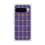 Premium Square Case with Pixelsnap［ Tartan Check - Purple ］