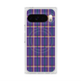Premium Square Case with Pixelsnap［ Tartan Check - Purple ］