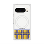 Premium Square Case with Pixelsnap［ CASEPLAY Tartan Check - Yellow ］