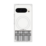 Premium Square Case with Pixelsnap［ CASEPLAY Tartan Check - Gray ］