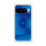 Premium Square Case with Pixelsnap［ CASEPLAY Winding Pattern - Blue ］