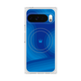 Premium Square Case with Pixelsnap［ CASEPLAY Winding Pattern - Blue ］