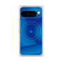 Premium Square Case with Pixelsnap［ CASEPLAY Winding Pattern - Blue ］