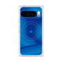 Premium Square Case with Pixelsnap［ CASEPLAY Winding Pattern - Blue ］