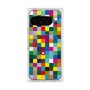 Premium Square Case with Pixelsnap［ CASEPLAY Rainbow Check ］