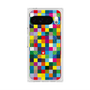 Premium Square Case with Pixelsnap［ CASEPLAY Rainbow Check ］