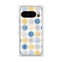 Premium Square Case with Pixelsnap［ Nordic Circle - Blue ］