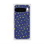 Premium Square Case with Pixelsnap［ Drawing Dot - Navy ］