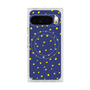 Premium Square Case with Pixelsnap［ Drawing Dot - Navy ］