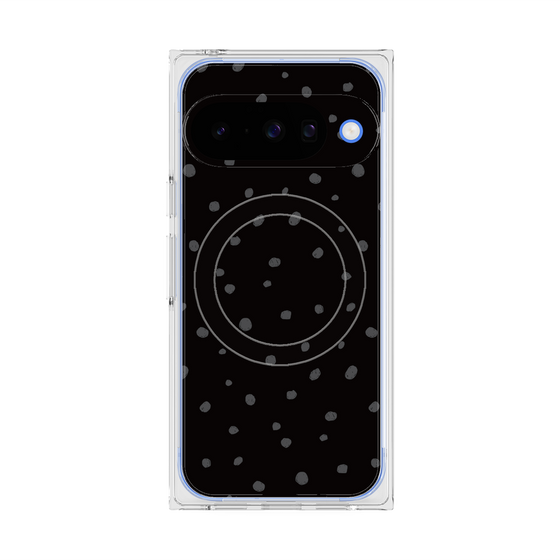 Premium Square Case with Pixelsnap［ Drawing Dot - Black ］