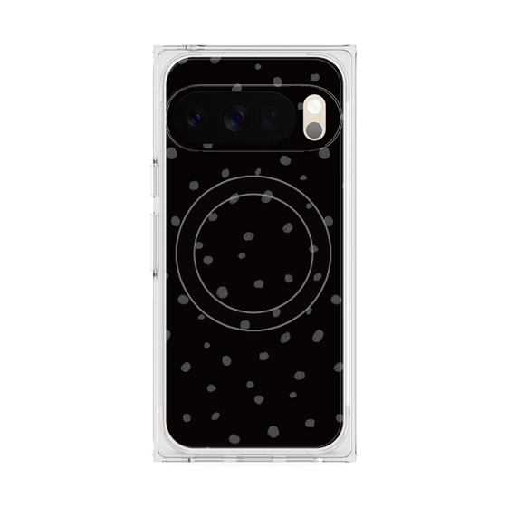 Premium Square Case with Pixelsnap［ Drawing Dot - Black ］