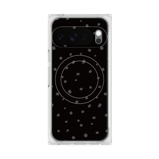 Premium Square Case with Pixelsnap［ Drawing Dot - Black ］