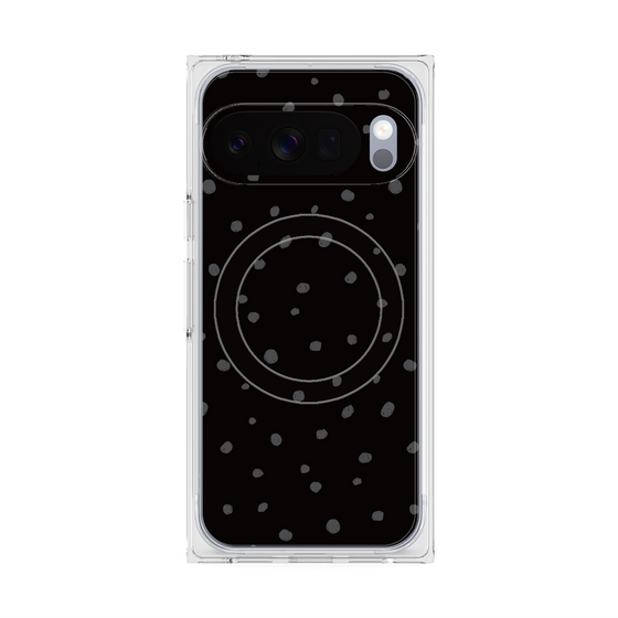 Premium Square Case with Pixelsnap［ Drawing Dot - Black ］