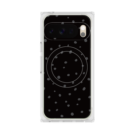 Premium Square Case with Pixelsnap［ Drawing Dot - Black ］