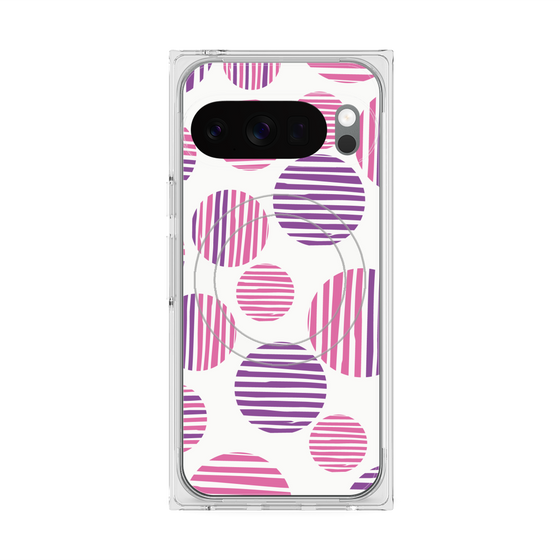 Premium Square Case with Pixelsnap［ Nordic Dot - Pink ］