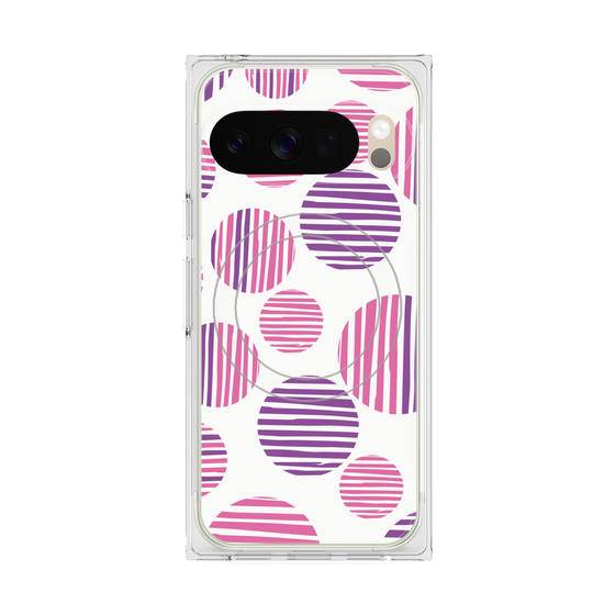 Premium Square Case with Pixelsnap［ Nordic Dot - Pink ］