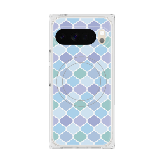 Premium Square Case with Pixelsnap［ Moroccan1 color - Blue ］