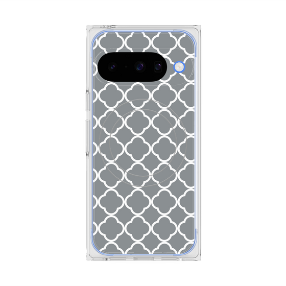 Premium Square Case with Pixelsnap［ Moroccan2 - Gray ］