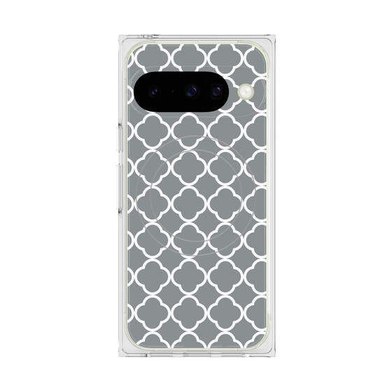 Premium Square Case with Pixelsnap［ Moroccan2 - Gray ］