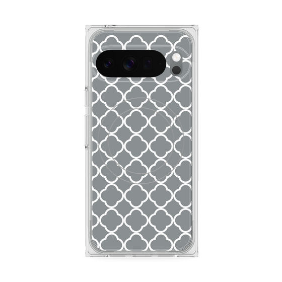 Premium Square Case with Pixelsnap［ Moroccan2 - Gray ］