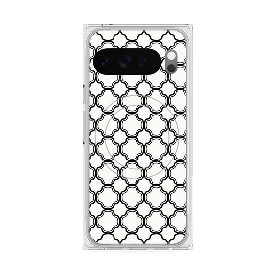 Premium Square Case with Pixelsnap［ Moroccan3 - Black ］