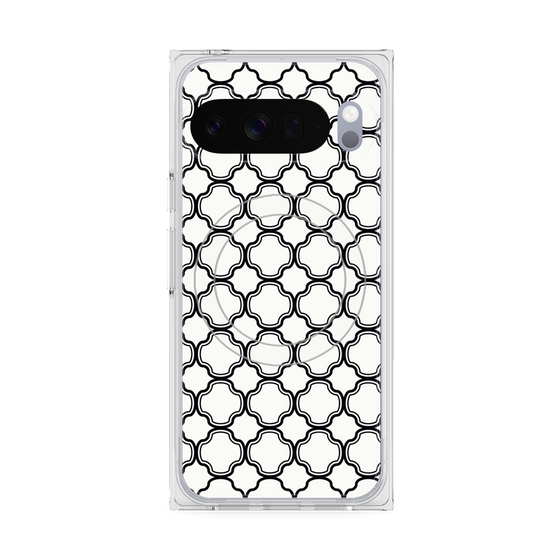 Premium Square Case with Pixelsnap［ Moroccan3 - Black ］