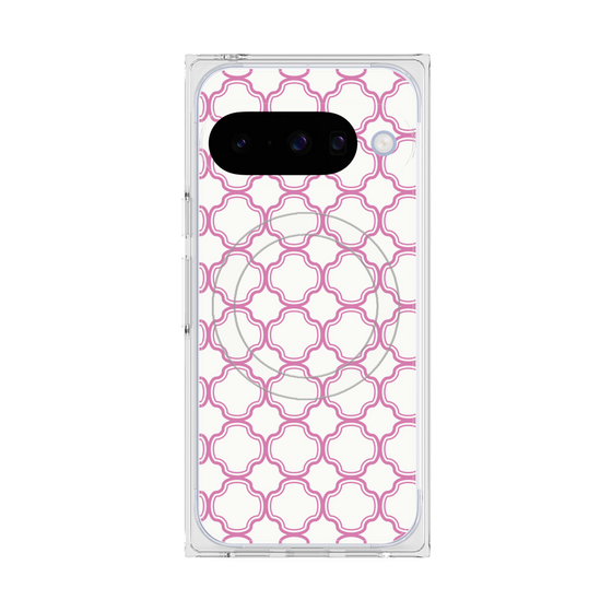 Premium Square Case with Pixelsnap［ Moroccan3 - Pink ］