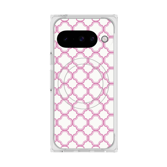 Premium Square Case with Pixelsnap［ Moroccan3 - Pink ］