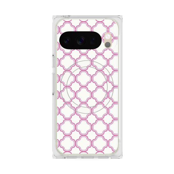 Premium Square Case with Pixelsnap［ Moroccan3 - Pink ］